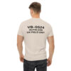 Man wearing Varbridge UK Field Unit t-shirt with VB-0524 back print design