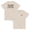 Flat lay of Varbridge t-shirt with VB-0524 UK Field Unit back print and Vb front logo